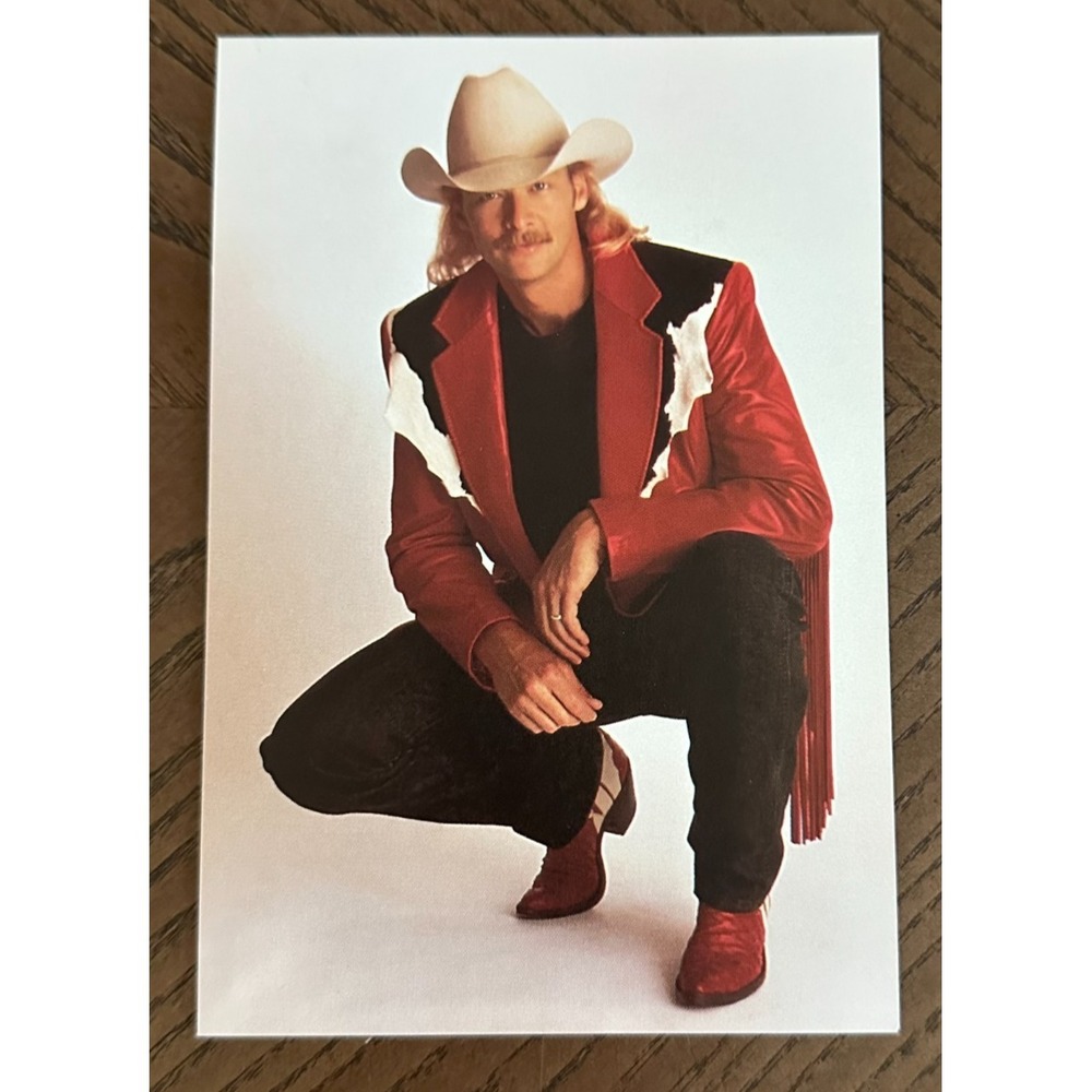 Vintage Unused Postcard Alan Jackson Country Music Memorabilia Ephemera